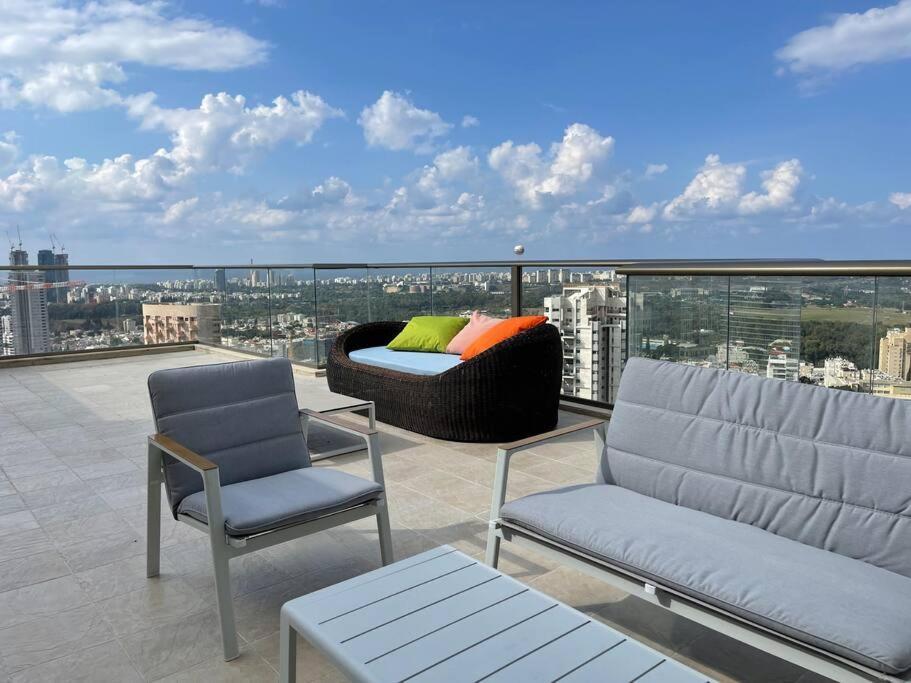 拉马特甘Beautiful Penthouse W/Amazing View, Prime Location公寓 外观 照片