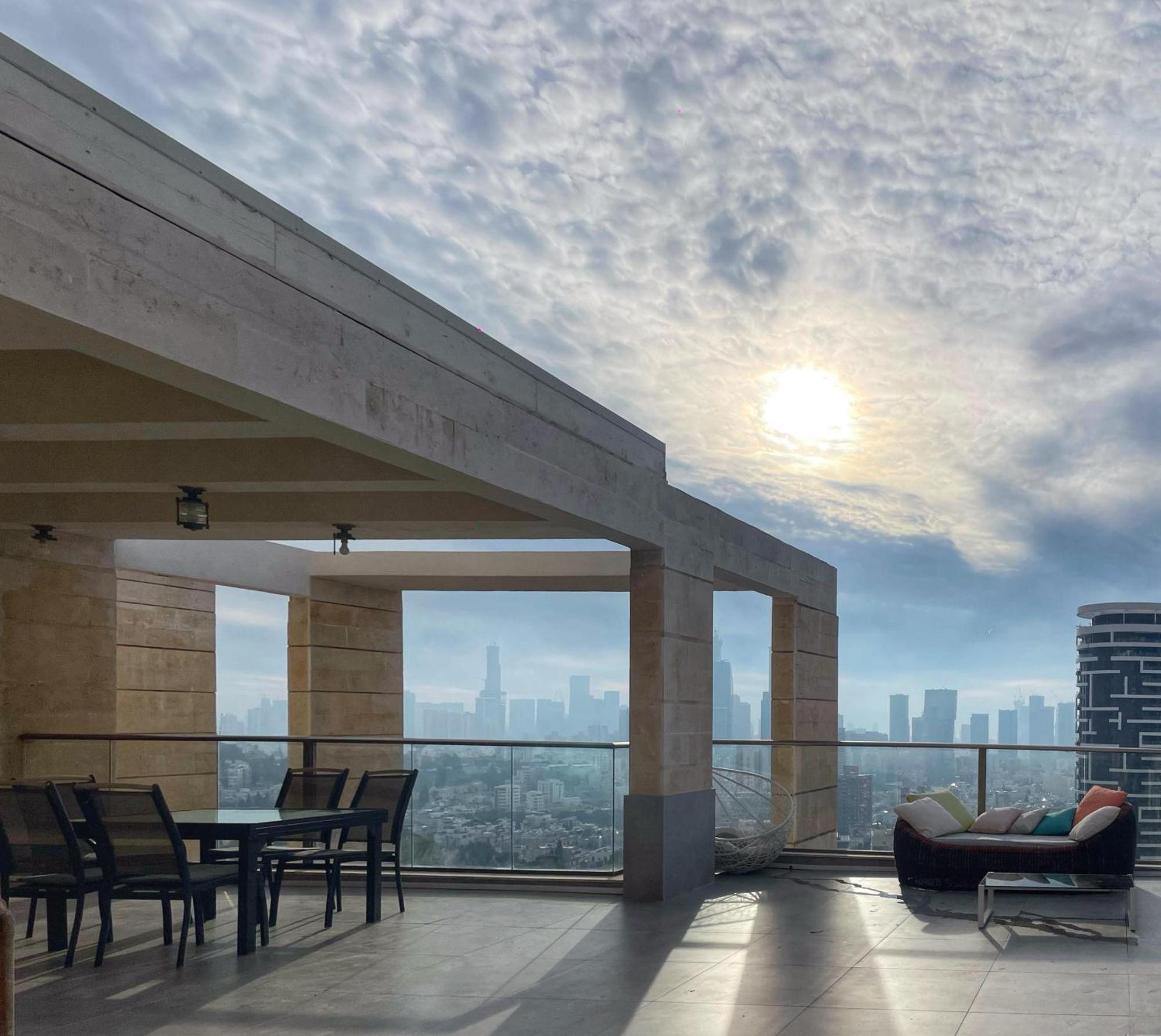 拉马特甘Beautiful Penthouse W/Amazing View, Prime Location公寓 外观 照片