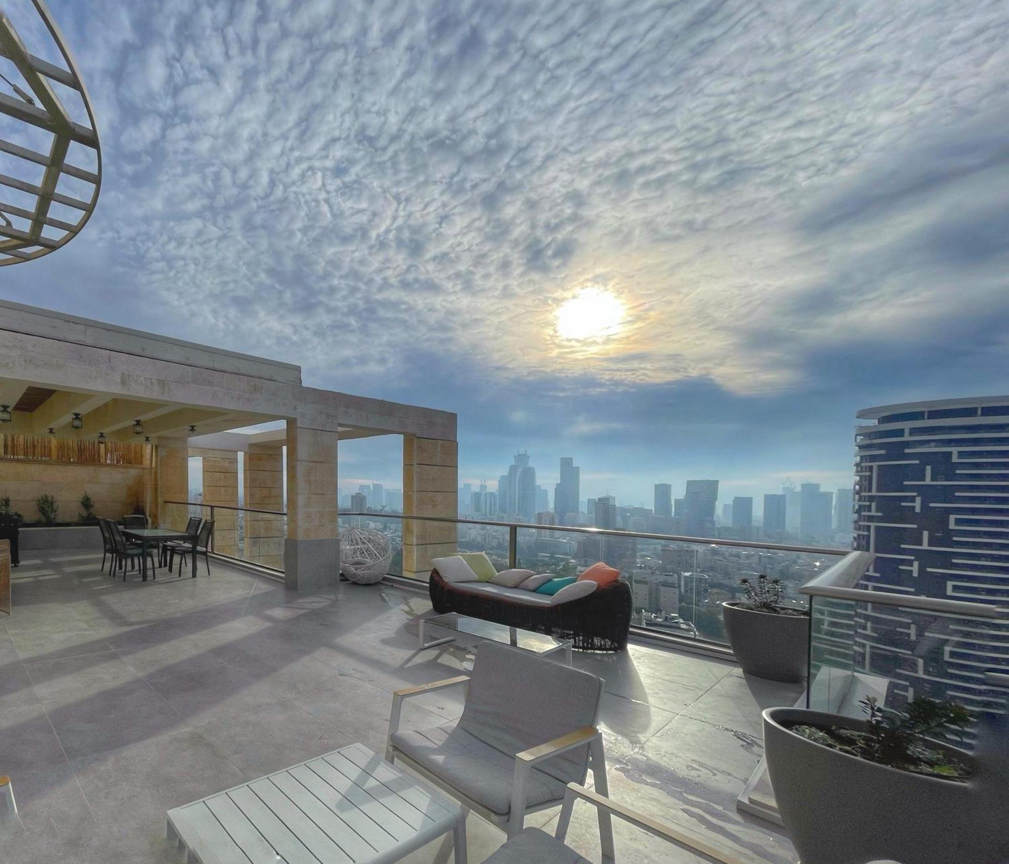 拉马特甘Beautiful Penthouse W/Amazing View, Prime Location公寓 外观 照片